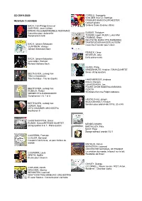 CD 2019-2020 Songs Without Words I & II