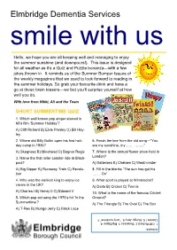 Elmbridge Dementia Services Smile with Us