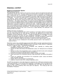 Regional Context