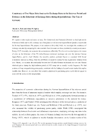 Consistency of Two Major Data Sources for Exchange Rates in the Interwar