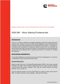 Motor Starting Fundamentals