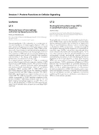 Session 7. Protein Functions in Cellular Signaling Lectures L7.1 L7.2