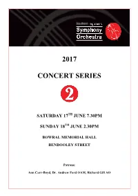 2017 Concert Series Three