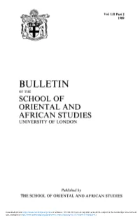 BSO Volume 52 Issue 2 Front Matter