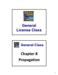 Chapter 8 Propagation