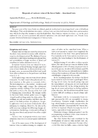 Diagnosis of Varicose Veins of the Lower Limbs – Functional Tests