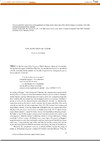 The Function of Lethe