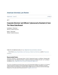 The Yahoo Data Breach