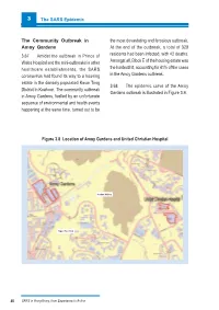 Amoy Gardens at the End of the Outbreak, a Total of 329 3.67 Amidst the Outbreak in Prince of Residents Had Been Infected, with 42 Deaths