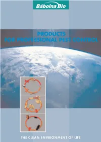 Concentrates Against Stored Product Pests G Ready-To-Use Insecticides