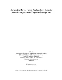 Intrasite Spatial Analysis of the Eaglenest Portage Site