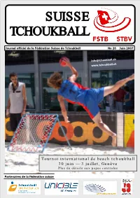 Suisse Tchoukball