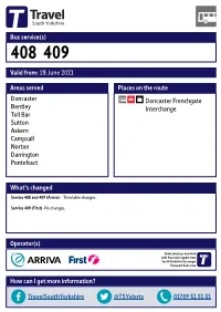 Valid From: 28 June 2021 Bus Service(S