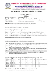 Course Handout