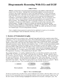 Diagrammatic Reasoning with Egs and EGIF