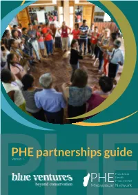 PHE Partnerships Guide Version 1 Contents