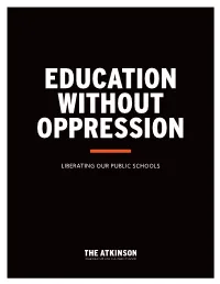 Sharing Education Without Oppression