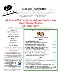 Wines.Com E-Mail: Zetodgd@Msn.Com Penny Demetriades, Co-Owner Su Peterson, Co-Owner