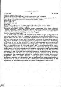 A Case Study Was Made of Comprehensive Efforts to Get Young