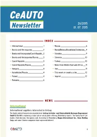 Ceauto 26/2015 Newsletter 01