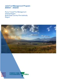 Joint Fuel Management Program 2020/21 – 2022/23
