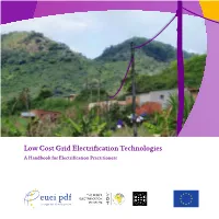 Low Cost Grid Electrification Technologies a Handbook for Electrification Practitioners