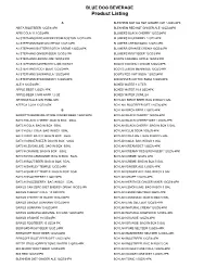 Product Listing