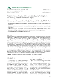 Assessment and Mapping of Groundwater Quality for Irrigation and Drinking in a Semi-Arid Area in Algeria
