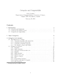 Categories and Computability