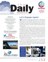 Let's Engage Again!