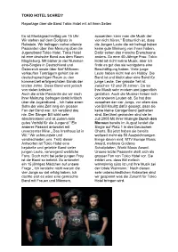 Tokio Hotel Reportage