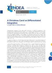 A Christmas Carol on Differentiated Integration by Funda Tekin and Vittoria Meissner