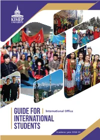 Guide for International Students