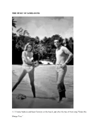 THE MUSIC of JAMES BOND 1.1. Ursula Andress and Sean Connery