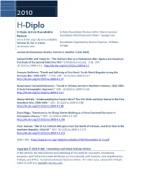H-Diplo Roundtable, Vol. XI, No. 12