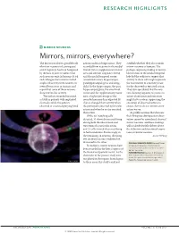 MIRROR NEURONS Mirrors, Mirrors, Everywhere? the Discussion About a Possible Role Actions and Facial Expressions