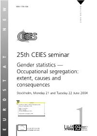 Occupational Segregation: Extent, Causes and Consequences