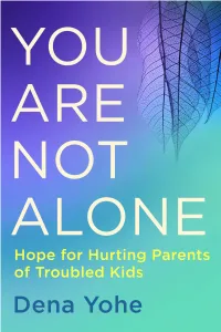 YOU-ARE-NOT-ALONE-By-Dena-Yohe-1St-Chapter.Pdf