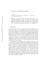 Arxiv:Astro-Ph/0108358V1 22 Aug 2001 Rttp Bet Fteylo Yegat (F Hypergiants Yellow the of Objects Prototype Pcrltp N Uioiy(Ejgr1998)