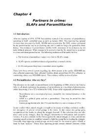 Chapter 4 Partners in Crime: Slafs and Paramilitaries