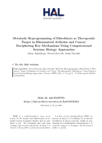Metabolic Reprogramming of Fibroblasts