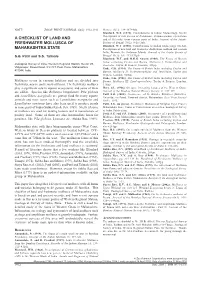 Patil Land & Freshwater Mollusca 1149.Pmd
