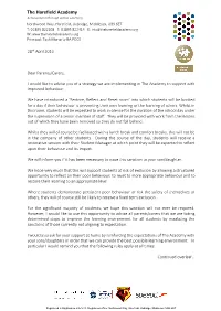 The Harefield Academy Achievement Through Active Learning