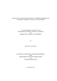 Dialectical Oscillations in Keats: a Kristevan Reading of Endymion, Hyperion and the Fall of Hyperion