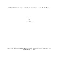 Valuation of Water Quality Improvements in the Karapiro Catchment: a Choice Modelling Approach