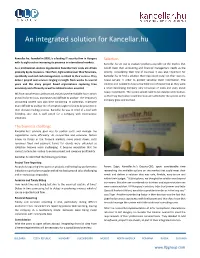 An Integrated Solution for Kancellar.Hu