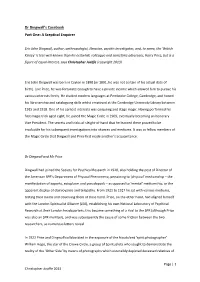 Dr Dingwall's Casebook Part One: a Sceptical Enquirer