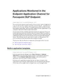 Forcepoint DLP Endpoint Applications