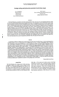 Geologic Setting and Hydrocarbon Potential of North Sinai, Egypt