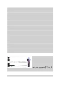 Intermittentvol.2 No.3